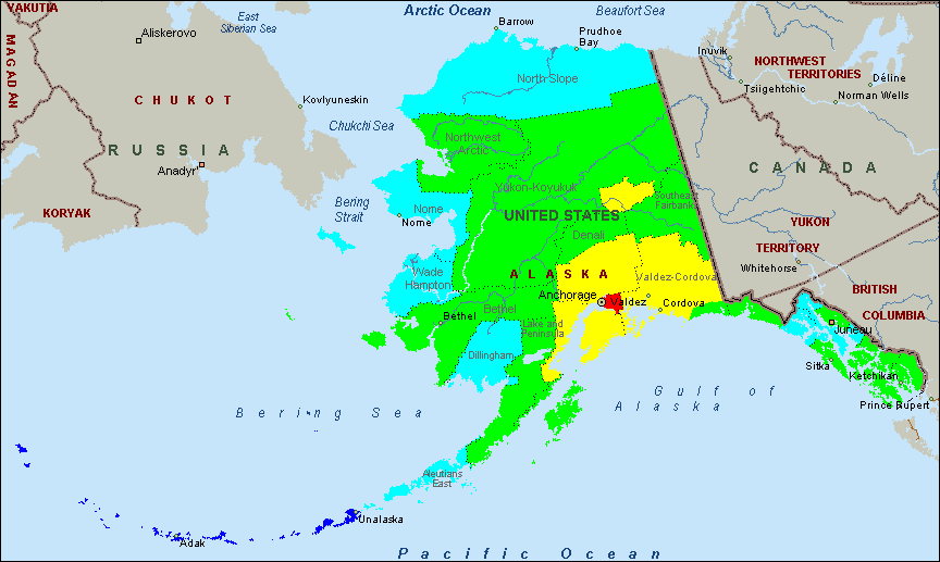 Alaska Air Quality Map
