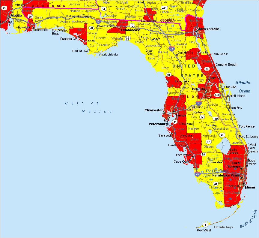 Florida Air Quality Map